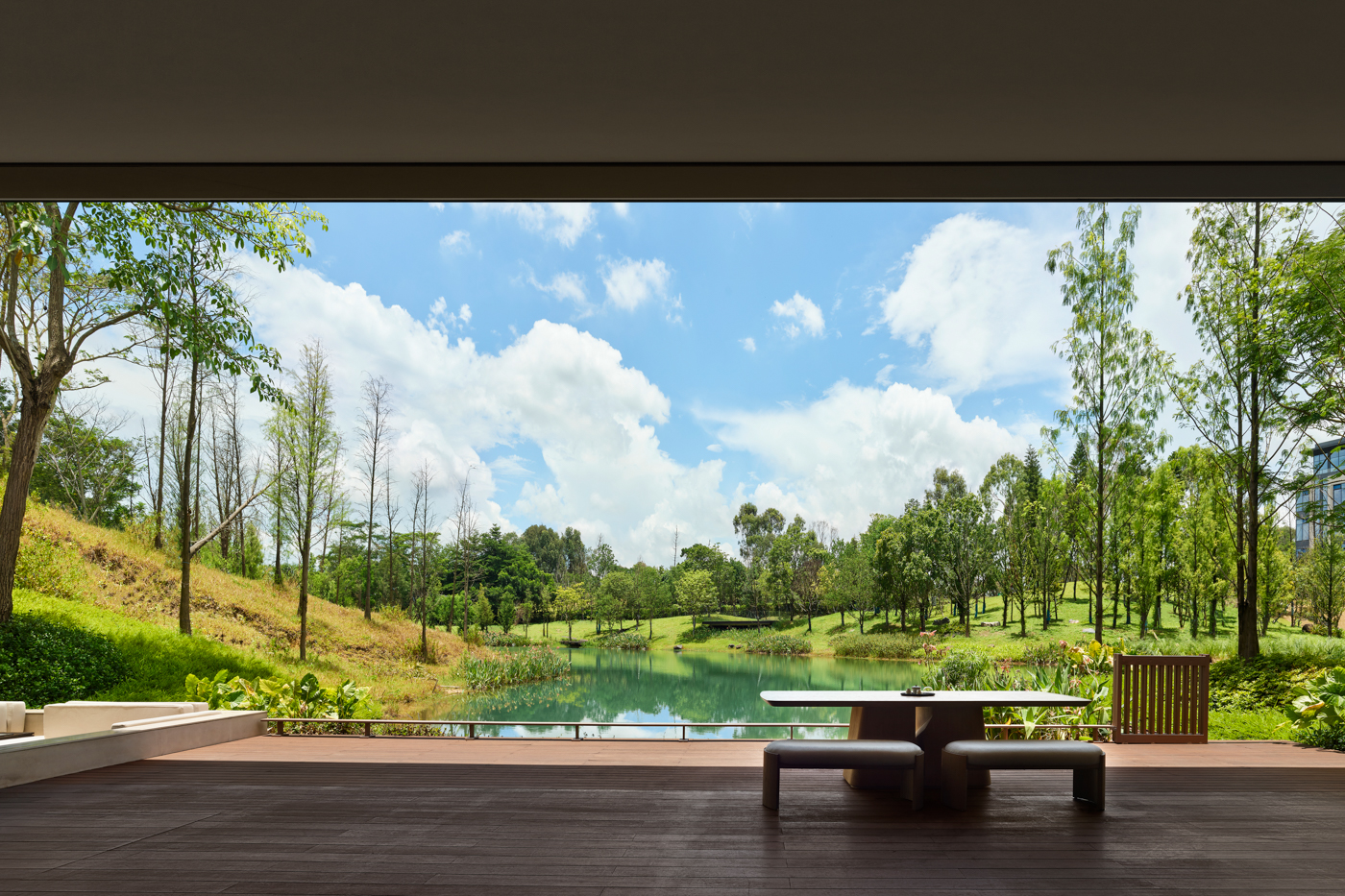 President Villa, lake view at the Balcony